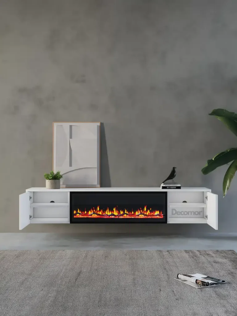 TV meubel met sfeerhaard